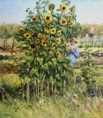 JOHN LINES - rita's astonishing sunflowers